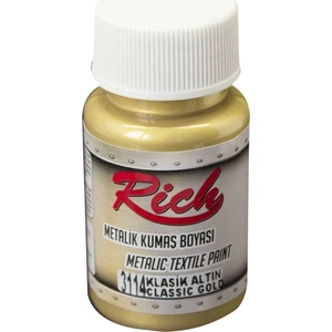 Metalik Kumaş Boyası 50 Cc. 3114 Klasik Altın