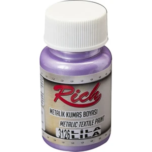Metalik Kumaş Boyası 50 Cc. 3126 Lila