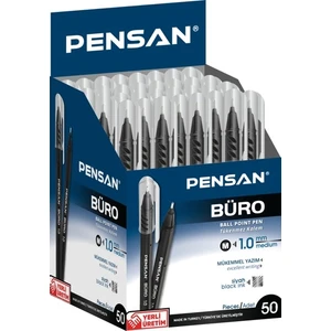Büro Siyah Tükenmez Kalem 50'li Paket