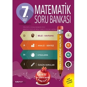 Nartest Yayınevi 7. Sınıf Dahi Genç Matematik Soru Bankası Fen Liselerine Hazırlık