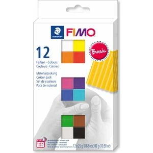 Staedtler Fimo Basic Polimer Kil Seti 12 Renk x 25 Gr.