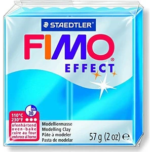 Staedtler Fimo Effect Polimer Kil 57 Gr. 374 Blue (Transparan)