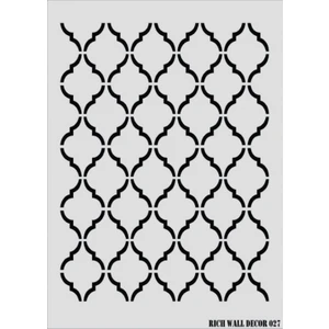 Wall Decor Duvar Stencil 50X70 Cm. Model: 027