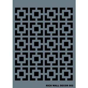 Wall Decor Duvar Stencil 50X70 Cm. Model: 002