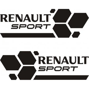 Areksan Reklam Renault Sport Araba Için Oto Sticker 40 cm Siyah