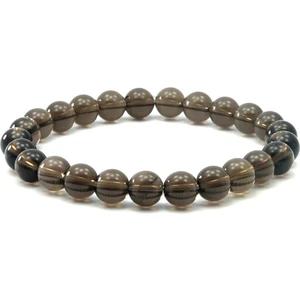 8 mm Dumanlı Kuvars Doğal Taş Unisex Bileklik