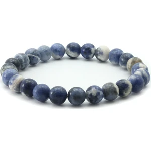 8 mm Sodalit Doğal Taş Unisex Bileklik