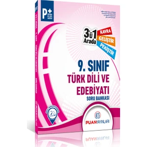 Puan Yayınları 9. Sınıf Türk Dili ve Edebiyatı 3'ü 1 Arada Soru Bankası