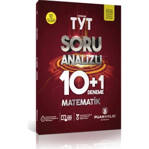 Puan Yayınları TYT Matematik Soru Analizli 10+1 Deneme