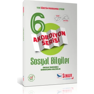 Sınav Yayınları 6. Sınıf Sosyal Bilgiler Akordiyon Kitap