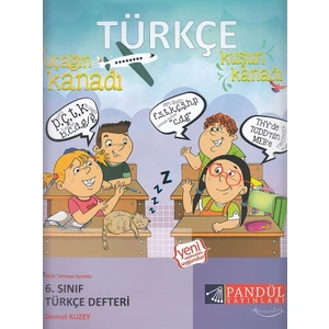 Pandül Yayınları 6. Sınıf Türkçe Defteri - Demet Kuzey