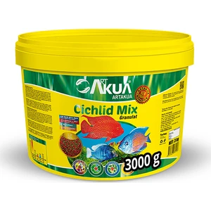 Art Akua Cichlid Mix Granül Yem 3 kg