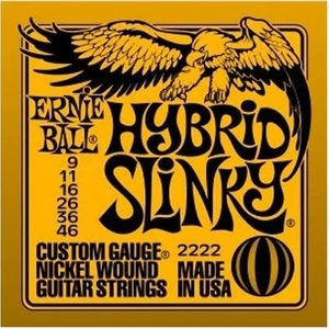 Ernie Ball P02222 Hybird Slinky Nickel 09-46 Elektro Gitar Teli