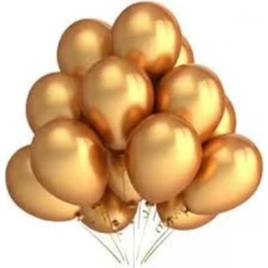 Balon Evi 100 Adet Gold Metalik Balon 12 İnç