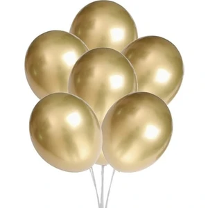 Balon Evi Balon Parti Balonu Krom Balon  Gold Balon 5 Adet