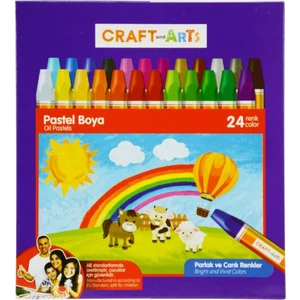 And Arts 24 Renk Pastel Boya - Karton Kutu - U1824