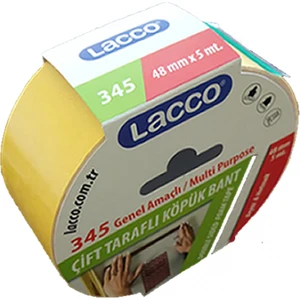 Çift Taraflı Köpük Bant 48MM 5mt. L-345