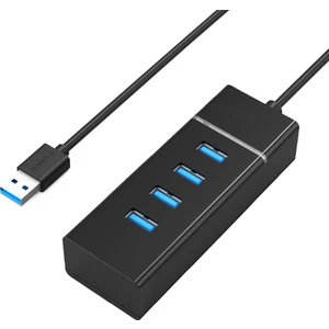USB 3.0 Super Speed 4 Port 5 Gbps Çoklayıcı Hub 30 cm Model No: AL2328 - Siyah