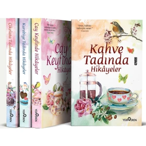 Kahve Tadında Hikayeler - Çay Keyfinde Hikayeler  - Kurabiye Tadında Hikayeler -  Çikolata Tadında Hikayeler -  4 Kitap   - Akif Bayrak