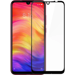 Xiaomi Redmi Note 7 Pro Kılıf Yüzüklü Standlı Tank Silikon + 5D Tam Ekran Koruyucu Temperli Cam