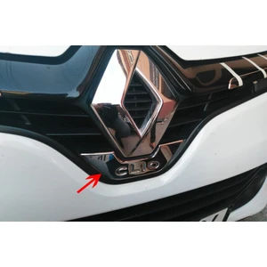 Renault Clio 4 Krom Amblem Çerçevesi 2012 2015 Paslanmaz Çelik