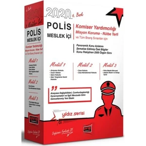 Yargı Yayınevi 2020 Polis Meslek İçi Sınavlarına Hazırlık Konu Anlatımlı Modüler Set 6. Baskı