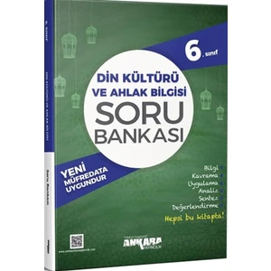 Ankara Yayıncılık 6.Sınıf  Din Kültürü Kültürü Ve Ahlak Bilgisi Soru Bankası