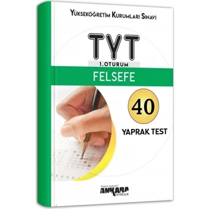 Ankara Yayıncılık TYT Felsefe Yaprak Test
