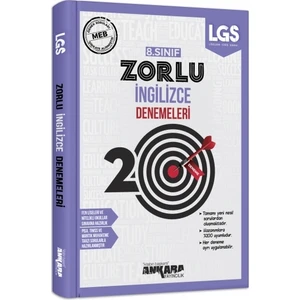 Ankara Yayıncılık 8.Sınıf  Ingilizce 20 Zorlu Denemeleri