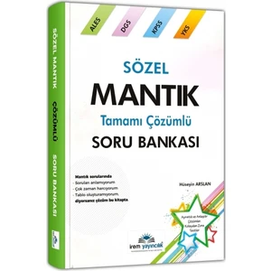 İrem Yayıncılık Sözel Mantık Tamamı Çözümlü Soru Bankası