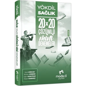 YÖKDİL Sağlık 20X20 Çözümlü Mini Denemeler - Suat Gürcan