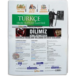 Hiper Zeka Yayınları Tüm Sınavlar İçin Türkçe Dilsel Olaylar Gazetesi