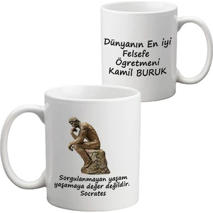 Öğretmenler Günü Hediyesi Felsefe Öğretmeni Kupa Bardak