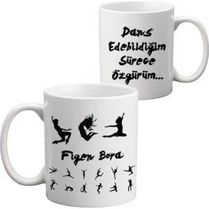 Dansçıya Hediye Özel Tasarım Kupa Bardak