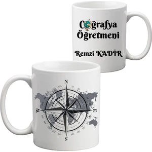 Coğrafya Öğretmenine Öğretmenler Günü Hediyesi Kupa Bardak