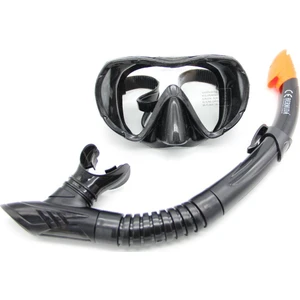 Tempered Silikon Maske Şnorkel Set