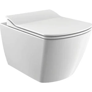 EG321 Elegant Kanalsız Rim-Off Asma Klozet ve Yavaş Kapanan Kapak