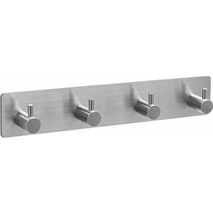 Paslanmaz Çelik 4 Topuzlu Askılık Havluluk Kendinden Yapışkanlı Anında Montaj