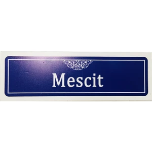 Lr-Ismes Mescit İsimlik
