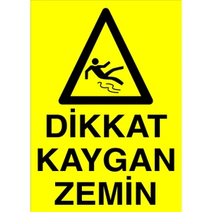 Lr-Is816 Dikkat Kaygan Zemin Uyarı İkaz Levhası