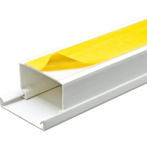 A Plus Elektrik 40x25 mm Güçlü Yapışkan Bantlı Beyaz 2x1m=2m Kablo Kanalı