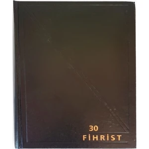 Ticari Fihrist 30'lu 17X24 Cilt Bezli Siyah