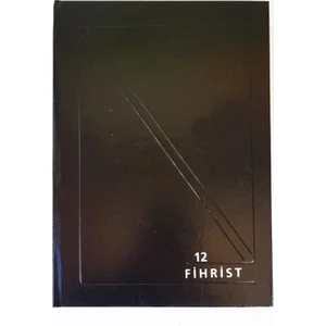 Ticari Fihrist 17X24 12'li Cilt Bezli Siyah
