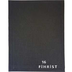 Ticari Fihrist 16'lı 17X24 Cilt Bezli Siyah