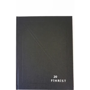 Ticari Fihrist 20'li 20X28 Cilt Bezli Siyah