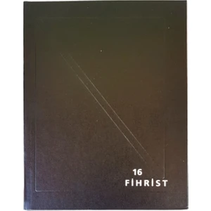 Ticari Fihrist 16'lı 20X28 Cilt Bezli Siyah