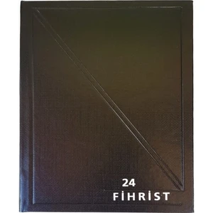 Ticari Fihrist 24'lü 17X24 Cilt Bezli Siyah