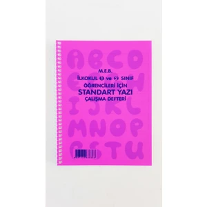Standart Güzel Yazı Defteri A5 Sipralli Plastik Kapak