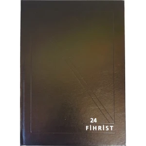 Ticari Fihrist 24'lü 20X28 Cilt Bezli Siyah