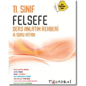 Test Okul Yayınları 11. Sınıf Felsefe Ders Anlatım Rehberi & Soru Kitabı